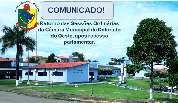 Retorno das Sessões Ordinárias